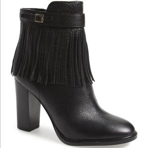 Ivanka Trump Preta fringe ankle bootie